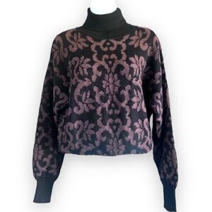 Vintage Meister wool blend turtleneck sweater, size medium